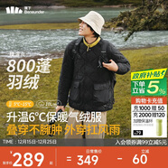 蕉下（beneunder）外套男圆领夹克棉服气绒户外穿内搭男女同款CL18824漫暮黑L
