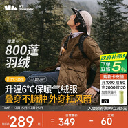 蕉下（beneunder）外套男圆领夹克棉服气绒户外穿内搭男女同款CL18824松露棕L