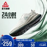 匹克态极24小时跑步鞋男鞋秋季透气轻便缓震休闲鞋黑色运动鞋DH420017