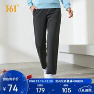 361°运动裤子女秋冬季跑步宽松户外休闲裤直筒长裤卫裤662434710D
