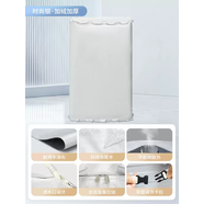 适用海尔迷你波轮婴儿童3/3.3/5公斤XQBM30洗衣机套罩防水防晒 时尚银-加绒加厚 海尔MBM33-R500/R178/R188S/R269