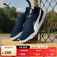 彪马（PUMA）经典蓝色百搭板鞋男女冬季低帮休闲鞋CARACAL 370304 粗呢蓝-白-金色-03 38