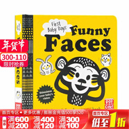 Pat-a-Cake系列Funny Faces 做鬼脸 英文原版绘本 带小镜子亲子互动 儿童英语启蒙