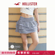 HOLLISTER25夏季甜美芭蕾风蓬蓬蛋糕半身裙裙裤女装343-5086 海军蓝条纹 L (165/80A)标准版
