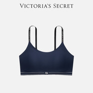 维多利亚的秘密 维密字母肩带果冻条背心式运动软支撑字母肩带无痕文胸内衣女 4X0K海军蓝-VS标款 11244701 XS /M