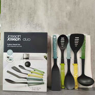 英国高颜值厨房旋转木马硅胶锅铲厨具6件套汤勺 5件套锅铲套装