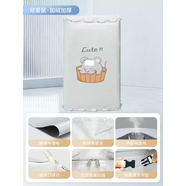 适用海尔迷你波轮婴儿童3/3.3/5公斤XQBM30洗衣机套罩防水防晒 可爱鼠-加绒加厚 海尔XQBM30-R368/R586/R377