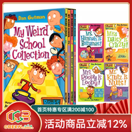 疯狂学校 英文原版美国校园小学推荐读物 my weird school 6-8-12岁桥梁书漫画书英语趣味故事小说 圣诞节 可搭配歪歪路小学1-4册 The Wayside School  绿山墙 【