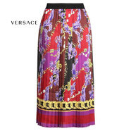 范思哲（VERSACE） 轻奢 女士 中长半身裙 Burgundy 20 | 40 IT