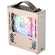 其他家凌驰M1铝合金mini迷你电脑机箱台式机小主电源套装diy办公外壳itx 标准版【内置300W电源】十个颜色可选