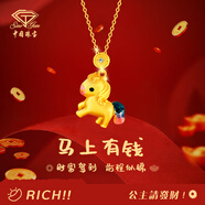 中国珠宝（Sino gem）纯银项链女款2026新款轻奢高级感生日礼物送女友老婆