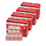 京都二锅头 皇家京都JDBOMB北京二锅头56度清香出口型小酒版白酒礼盒 56度 100mL 80瓶 （整箱装）