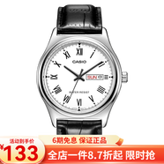 卡西欧（CASIO） 卡西欧(CASIO)男表 简约商务运动石英手表男送男友礼物 MTP-V006L-7B