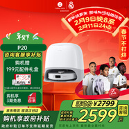 石头（roborock）扫地机器人扫拖一体 P20 扫拖洗烘一体机 自动集尘烘干补水擦地拖地洗地机吸尘器 A1690RR