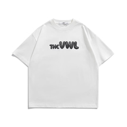 VWL【baby同款】印花短袖t恤男女款2026新款圆领宽松oversize上衣 Cloud Balloon（云感气球白） 男女同款 M