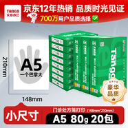天章 （TANGO）【尺寸提示:148*210mm】新绿天章A5打印纸80g500张*20包 门诊处方笺空白打印 电子发票打印机整箱