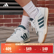 adidas ENTRAP美式校园风运动少年感复古篮球风板鞋男女阿迪达斯   白色/蓝色   40.5