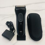 博朗（BRAUN）电动剃须刀3系男士往复式干湿两用胡须刀原装 白色3040s 3系3020s黑色+充电器收纳盒