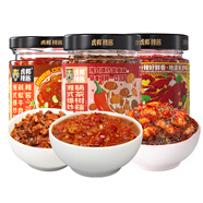 虎邦湘式辣酱组合湘式剁椒牛肉+湘式腊肠茶树菇+香辣小龙虾辣酱