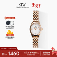 丹尼尔惠灵顿（DanielWellington）DW女士手表复古椭圆精致链条小众轻奢腕表送女友新年礼物DW805