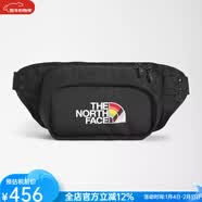 北面（THE NORTH FACE）腰包男女户外运动旅行多功能胸包斜挎包 轻盈骑行秋季轻便耐磨 TNF Black-Pride Graphic one size