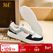 361°运动鞋男春夏季复古百搭厚底保暖小白休闲板鞋子男672136611-5