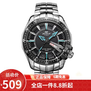 卡西欧（CASIO） 卡西欧(CASIO)男士手表 休闲商务防水腕表 EF-130D-1A2