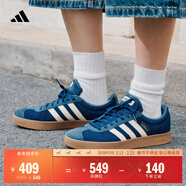adidas「T头鞋」VL COURT复古休闲板鞋德训鞋男女阿迪达斯轻运动   深蓝/暖香草色/灰蓝 (推荐女生买小半码)   37