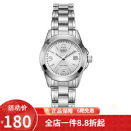 卡西欧（CASIO） 卡西欧(CASIO)手表钢带粉色女士休闲优雅小巧小表盘石英学生女表 LTP-1215A-7A