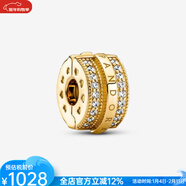 潘多拉（PANDORA）暖色调心形吊坠手链项链配饰时尚单品七夕情人节礼物769042C01 Gold plated os