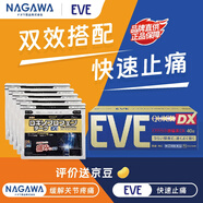 【内服外用】EVE白兔金色止疼药升级版布洛芬40粒+日本nagawa黑金贴EX风湿腱鞘炎腰间盘颈肩关节消炎止痛35片