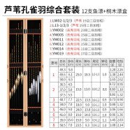 民间艺人加粗醒目鱼漂套装鲫鱼高灵敏野钓浮漂夜光漂浅水大物渔具钓鱼用品 芦苇孔雀羽全水域套装