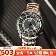卡西欧（CASIO） 卡西欧(CASIO)男士手表商务休闲指针钢带防水计时腕表送男友礼物 EF-130D-1A2