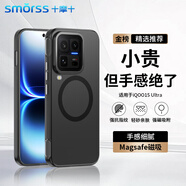 Smorss【肤感磁吸】适用VIVO iQOO15Ultra手机壳IQOO15Ultra保护套磁吸全包防摔超薄抗指纹简约男女黑