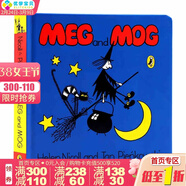 万圣节主题绘本 Halloween 英文原版 Meg and Mog 梅格和莫格 万圣节派对 儿童趣味主题图画故事书 形状颜色声音启蒙认知 亲子共读节日启蒙