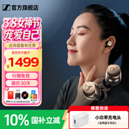 森海塞尔（Sennheiser）MOMENTUM 4真无线四代蓝牙耳机 节日礼物 自适应动态主动降噪豆SPORT运动无线入耳式音乐耳机 真无线四代 [自适应降噪 复古金]