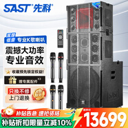 先科SD-25专业线阵舞台婚庆乐队音响套装大型户外演出学校大功率会议音箱酒吧学校婚庆广场舞音响
