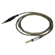 Earmax 适用于akg K450 K451 K452 Q460 K480线控镀银 耳机线 升级线 直插 灰色