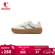 乔丹女板鞋日日有财|松饼鞋潮流休闲鞋百搭运动鞋女 象牙白/月牙灰/水洗蓝 38.5