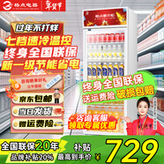 格点大容量饮料柜商用冰柜冷藏展示柜直冷风冷纯风冷保鲜柜超市玻璃门冰箱立式啤酒柜 大单门下机组直冷【7挡调温基础款】