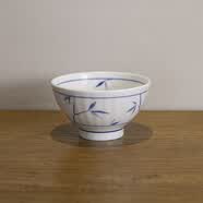 和风四季釉下彩日式餐具高颜值饭碗面碗汤碗陶瓷碗拉面碗小吃碗甜品碗好看 饭碗300ml(竹影斑驳） 4.5英寸