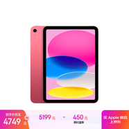Apple/苹果 iPad11英寸 A16芯片2025年款 平板电脑 (512GB WLAN版/学习办公娱乐)粉色
