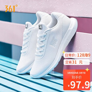 361°运动鞋女士春季网面透气通勤休闲减震慢跑步女鞋子681832270-1