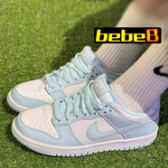 耐克（NIKE）bebe8 SB Dunk Low 女子GS低帮 耐磨运动休闲 滑板鞋 冰川蓝FB9109-105 38