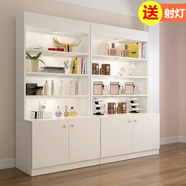 化妆品展示柜美甲彩妆柜子母婴美容院陈列柜理发便利店货架展示架 办公室货架柜子定制