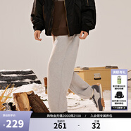 卡帕（Kappa）背靠背2025春秋运动装裤子男生长裤休闲裤卫裤骑行跑步保暖 中浅花灰-0108 XL （尺码推荐适合180/88A）