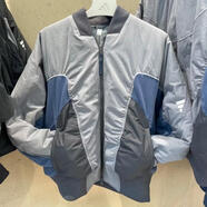 阿迪达斯（adidas）棉服男装2025冬季新款连帽外套保暖加厚运动服休闲夹克棉袄上衣 JM6167灰蓝色 M 推荐135-155斤