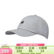 猛犸象（MAMMUT） Baseball刺绣遮阳防晒LOGO棒球帽 00702-铝灰色 S-M