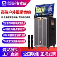 曼龙家庭影院室内外K歌音响大功率带显示屏家用KTV卡拉OK视频一体机户外唱歌直播声卡移动广场舞音箱 KT-8915音响+单话筒耳麦+大礼包