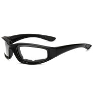趣仕达新品钓鱼眼睛镜看漂用夜视镜护目镜防尘防风沙眼镜眼罩骑行夜视镜 白色镜片